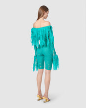Load image into Gallery viewer, Fluffy knit jumpsuit: Women Dress Light Blue | GCDS
