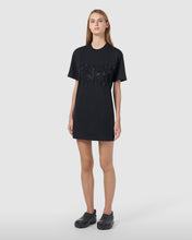Load image into Gallery viewer, Bling t-shirt dress: Women Dresses Black | GCDS
