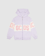 Load image into Gallery viewer, Gcds Logo band zip-up hoodie: Unisex     Hoodie and tracksuits Lilac | GCDS
