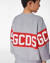Load image into Gallery viewer, GCDS logo band Crewneck: Unisex  Hoodie and tracksuits  Grey | GCDS
