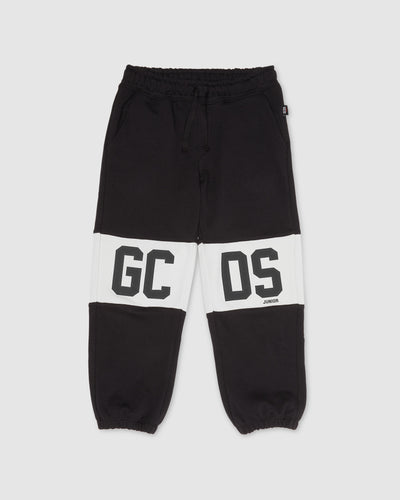 Gcds Logo band sweatbottoms: Unisex     Trousers Black | GCDS