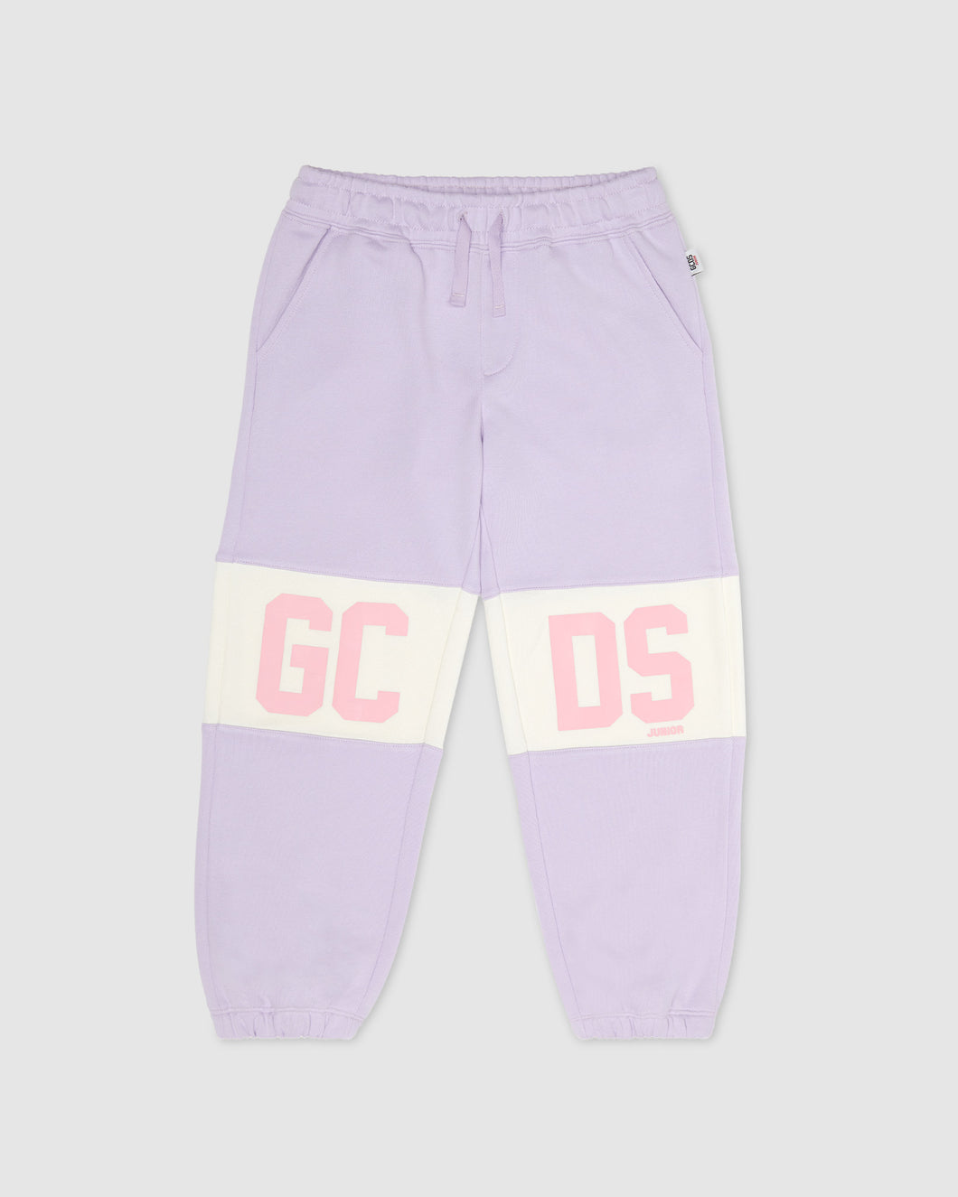 Gcds Logo band sweatbottoms: Unisex     Trousers Lilac | GCDS