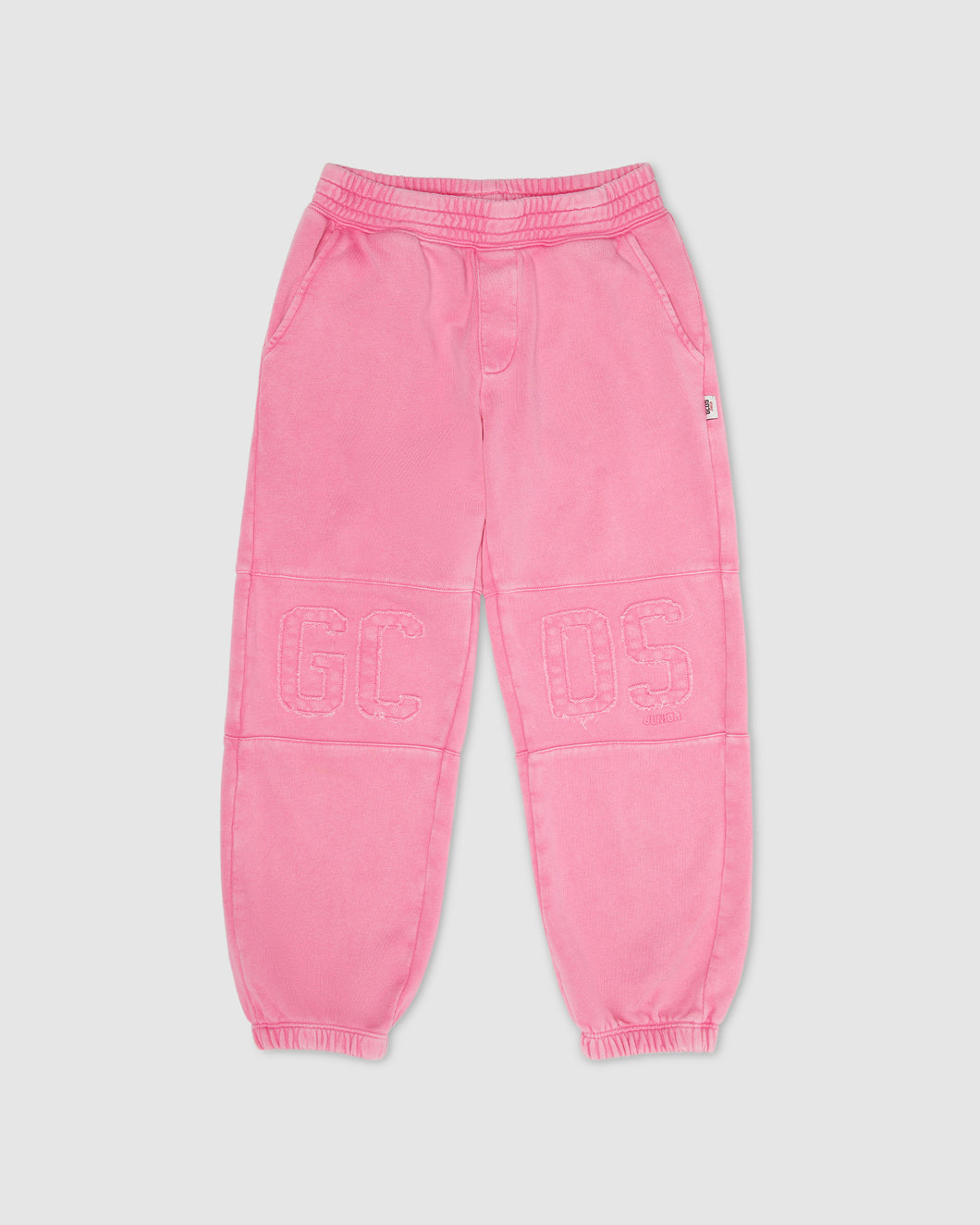 Overdyed Gcds Logo band sweatbottoms: Unisex     Trousers Cradle Pink | GCDS