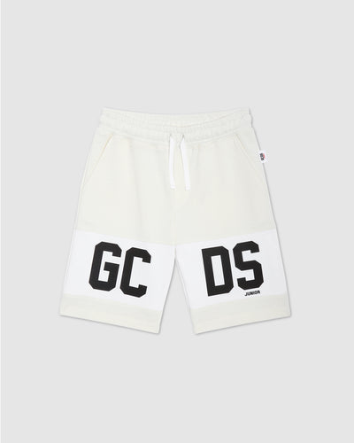 GCDS logo band Shorts: Unisex  Trousers Off white | GCDS