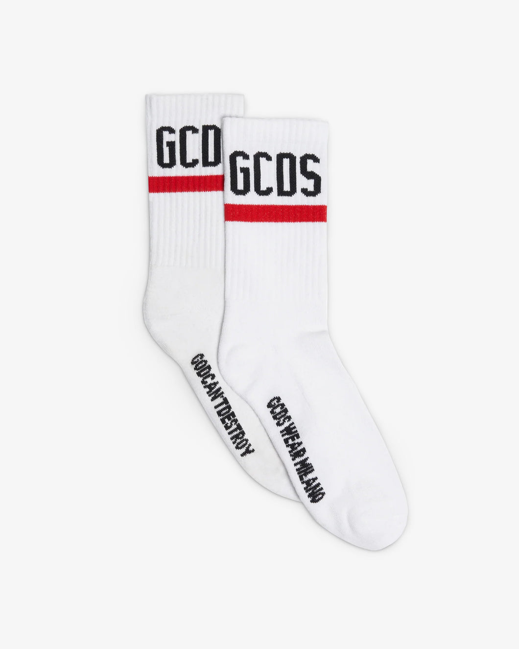 Gcds logo socks: Unisex Socks White | GCDS