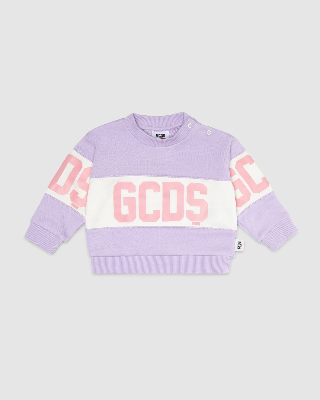 Baby Gcds Logo band Hoodie: Unisex Hoodie and tracksuits Lilac | GCDS