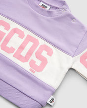 Load image into Gallery viewer, Baby Gcds Logo band Hoodie: Unisex Hoodie and tracksuits Lilac | GCDS
