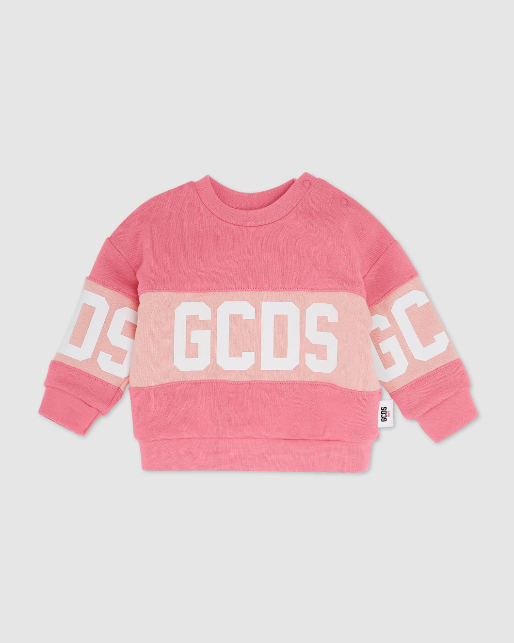 Baby GCDS logo motif hoodie: Unisex  Hoodie and tracksuits  Cradle Pink | GCDS