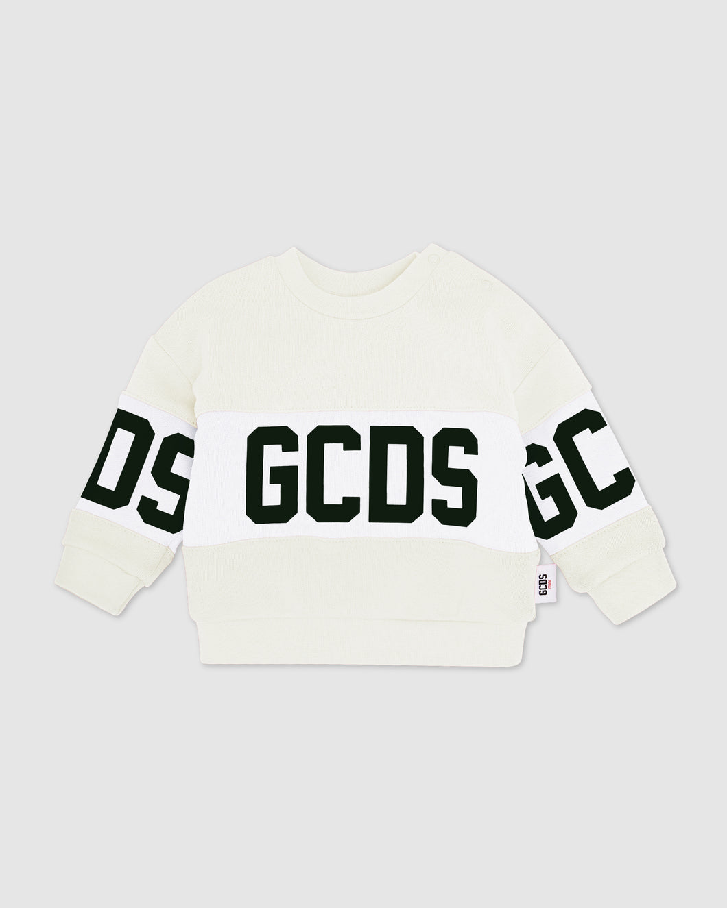 Baby GCDS logo motif hoodie: Unisex  Hoodie and tracksuits  Off white | GCDS