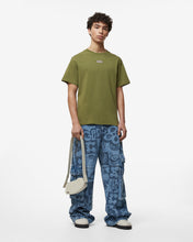 Load image into Gallery viewer, Eco Logo Regular T-Shirt : Men T-shirts Military Green | GCDS

