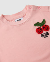 Load image into Gallery viewer, Baby Cherry t-shirt: Girl T-Shirts  Pink | GCDS
