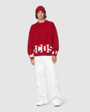 Load image into Gallery viewer, Gcds low band sweater: Men Knitwear Red | GCDS

