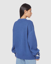Load image into Gallery viewer, Gcds low band sweater: Men Knitwear Blue | GCDS
