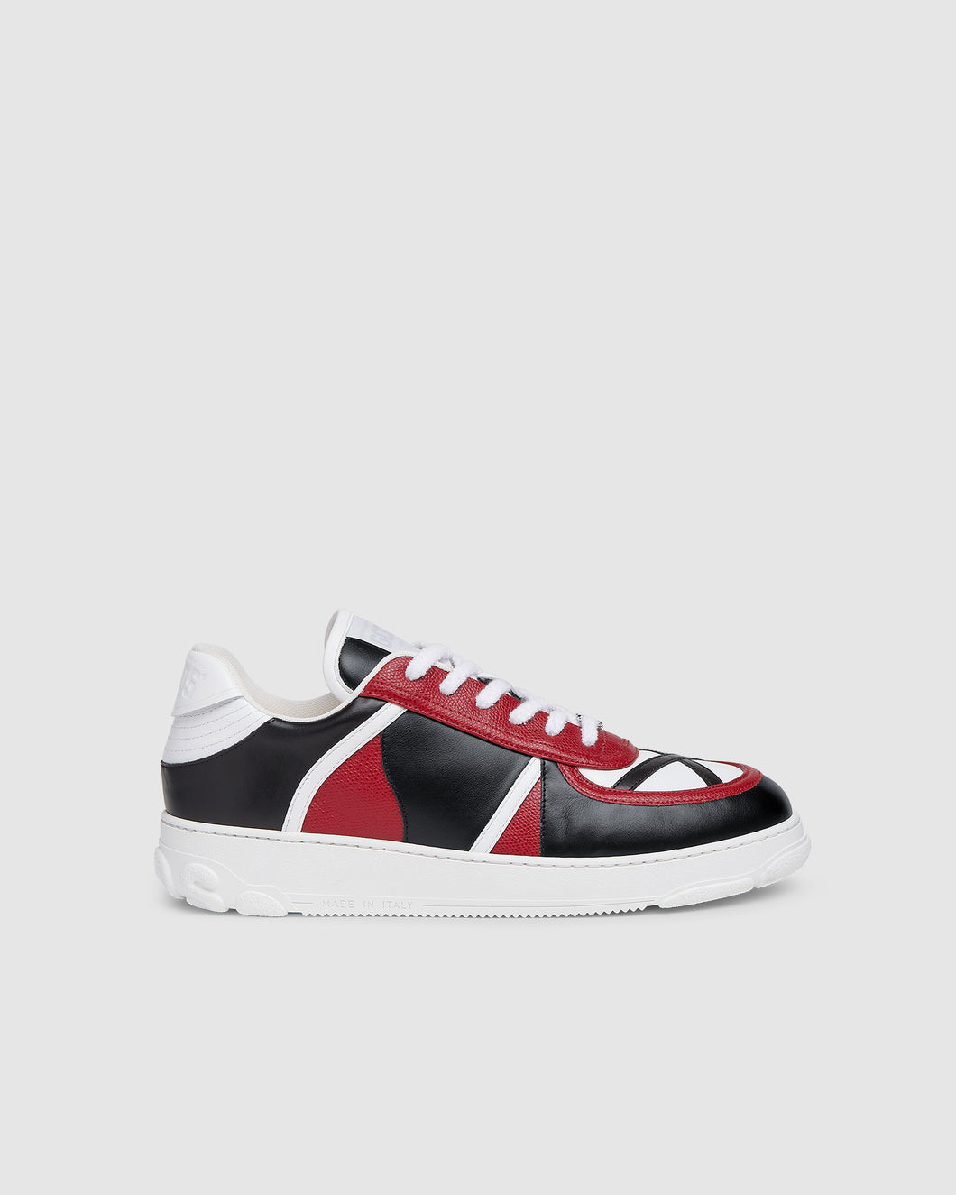 Leather Nami sneakers: Men Shoes Red | GCDS