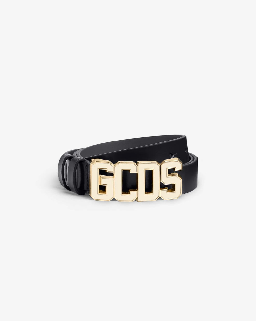 Classic Logo Belt : Unisex Belts Gold | GCDS