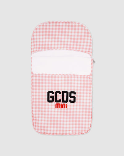 Cherry Vichy motif Sleeping Bag: Unisex  Accessories Pink | GCDS
