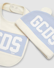 Load image into Gallery viewer, Gcds Logo band Two-Piece Baby Set: Unisex Playsuits and Gift Set Baby Blue | GCDS
