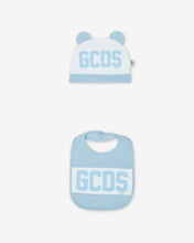 Load image into Gallery viewer, Gcds Logo Band Two-Piece Baby Set: Boy Playsuits and Gift Set Angel Blue | GCDS
