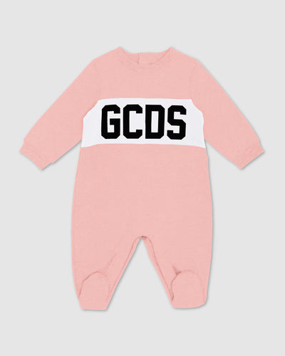 GCDS logo motif Playsuit: Unisex  Playsuits and Gift Set Pink | GCDS