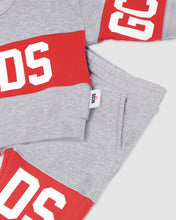 Load image into Gallery viewer, Baby GCDS logo motif tracksuit: Unisex  Hoodie and tracksuits  Grey | GCDS
