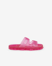 Load image into Gallery viewer, Rubber Gcds Slides : Unisex Shoes Fuchsia | GCDS
