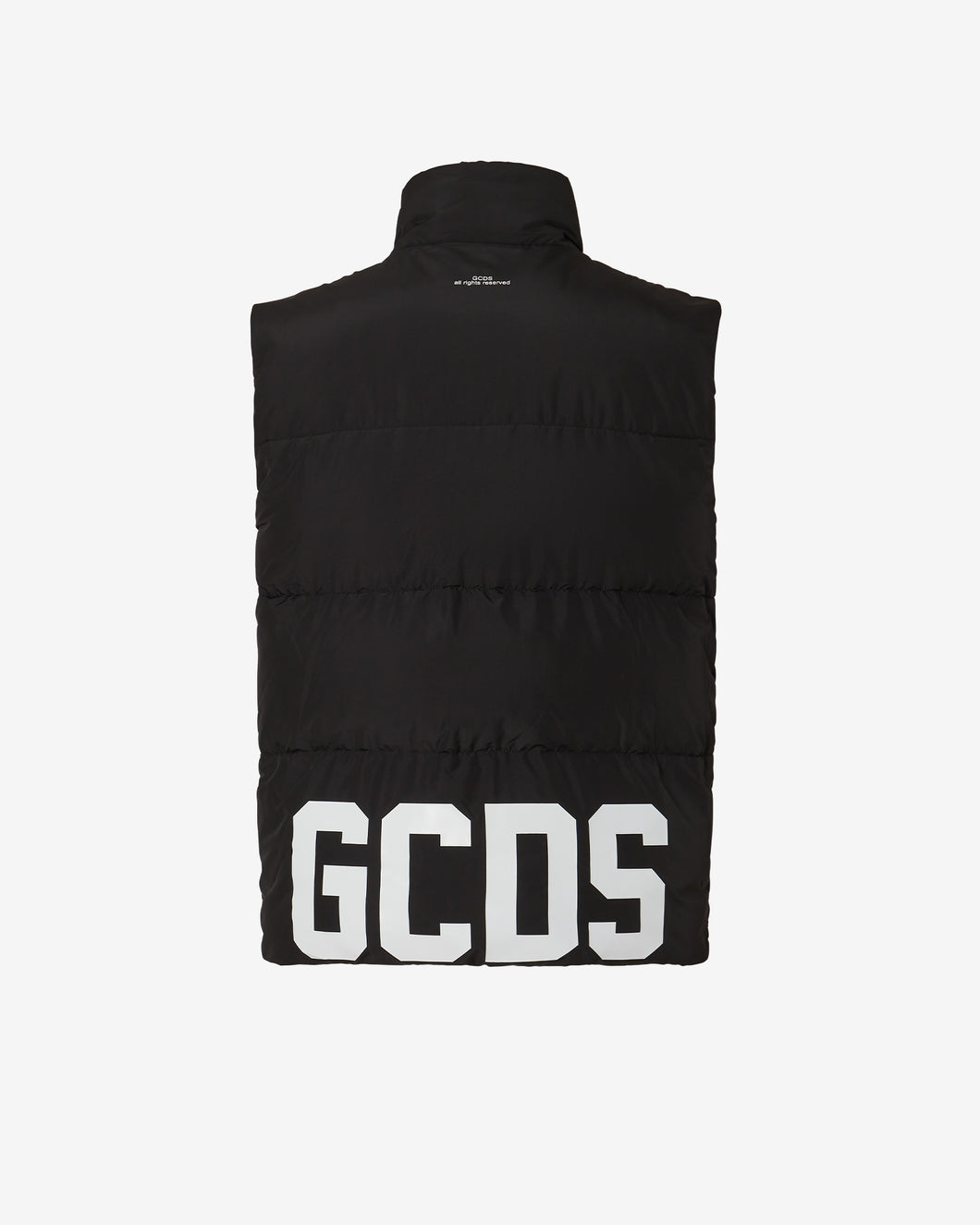 Gcds Low Band Puffy Vest : Men Outerwear White | GCDS