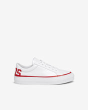 Load image into Gallery viewer, Leather Logo Sneakers : Men Shoes Red | GCDS
