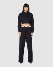 Load image into Gallery viewer, Embroidered Gcds wide sweatbottoms: Women Trousers Black | GCDS
