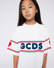 Load image into Gallery viewer, GCDS logo Dress: Girl Dress  White | GCDS
