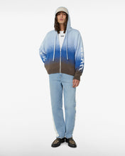 Load image into Gallery viewer, Brushed  Degradè Zip-Up Jacket | Men Knitwear Light Blue | GCDS®
