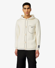 Load image into Gallery viewer, Hoodie Knit Jacket | Men Coats &amp; Jackets Off White | GCDS®
