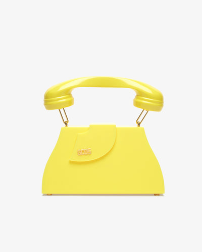 Call Me Comma Regular Bag | Women Bags Yellow | GCDS®