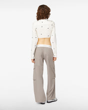 Load image into Gallery viewer, Reversed Belt Ultracargo Trousers | Women Trousers Taupe Gray | GCDS®
