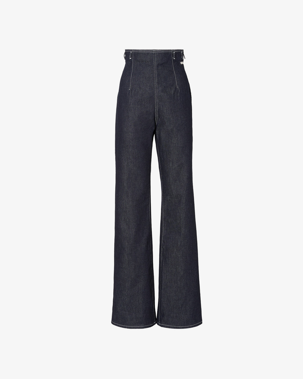 High Waist Denim Trousers | Women Trousers Blue | GCDS®