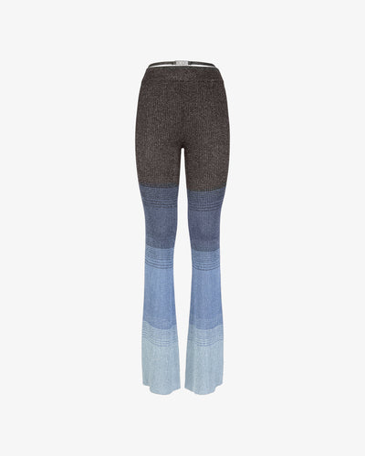 Lurex Degradé Knit Trousers | Women Trousers Multicolor | GCDS®