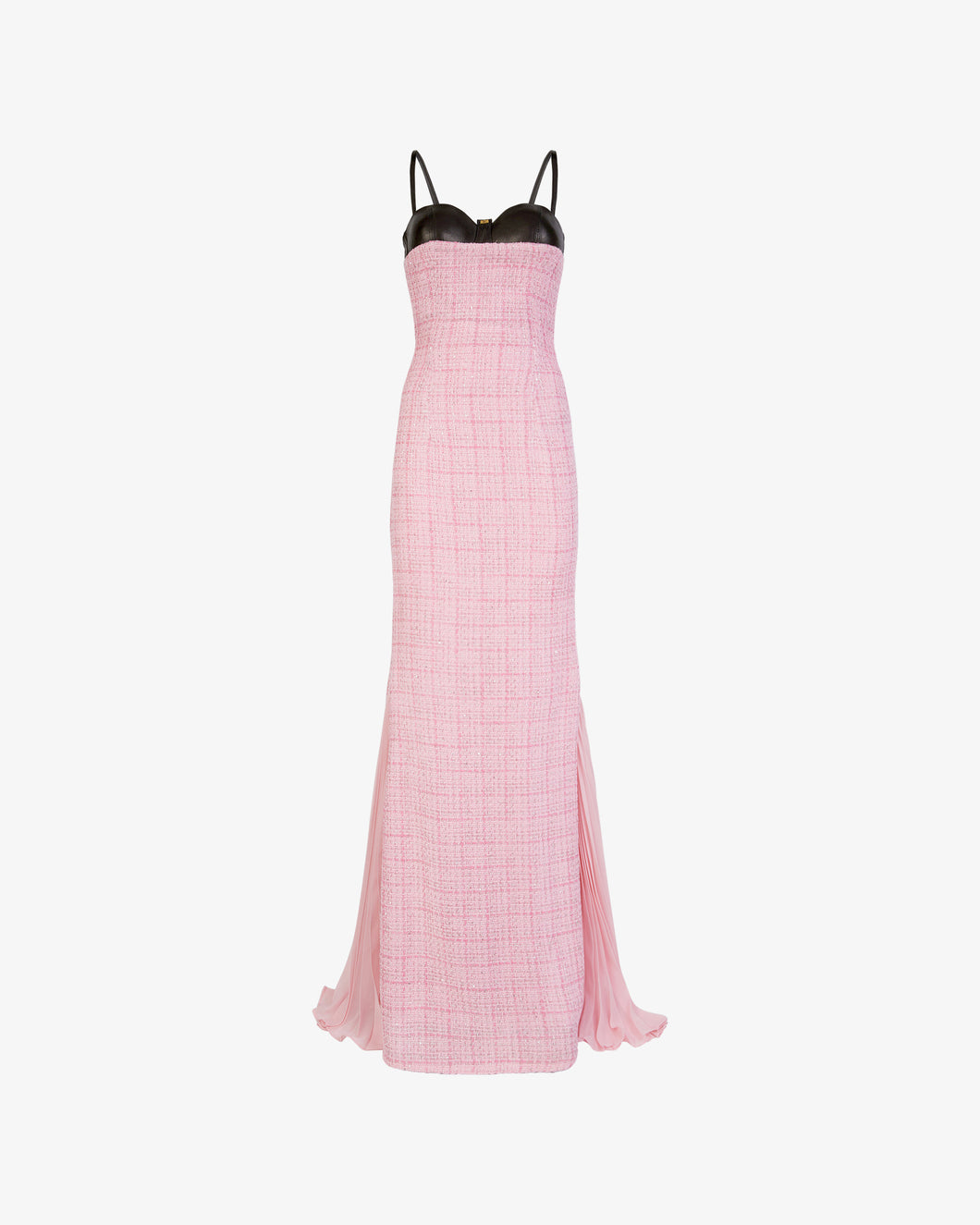 Tweed Long Dress | Women Mini & Long Dresses Pink | GCDS®