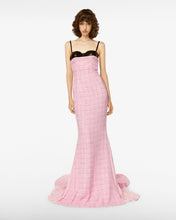 Load image into Gallery viewer, Tweed Long Dress | Women Mini &amp; Long Dresses Pink | GCDS®
