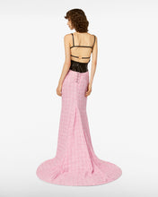 Load image into Gallery viewer, Tweed Long Dress | Women Mini &amp; Long Dresses Pink | GCDS®
