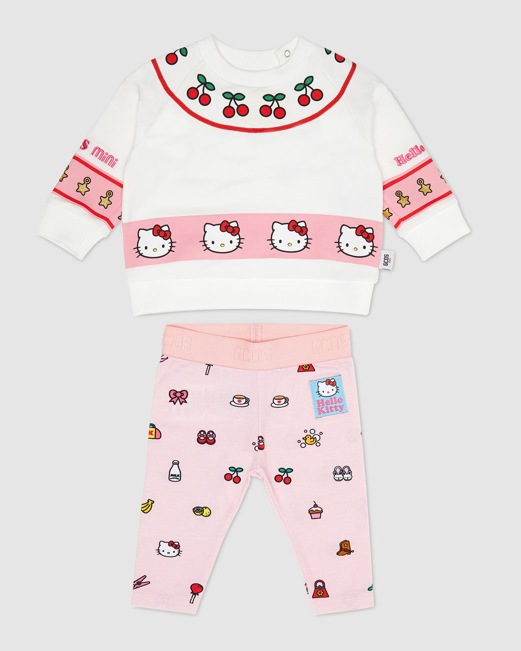 Baby Hello Kitty tracksuit: Girl Hoodie and tracksuits Pink | GCDS