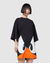 Load image into Gallery viewer, Daffy Duck t-shirt dress: Women Dresses Black | GCDS
