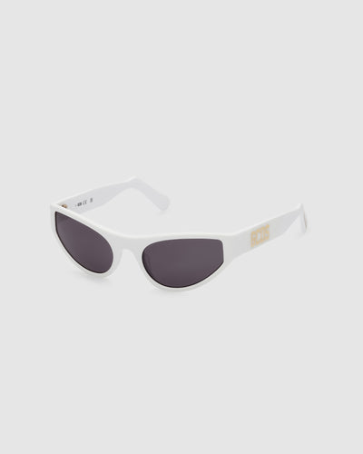 GD024 CAT-EYE SUNGLASSES: Unisex Sunglasses White | GCDS
