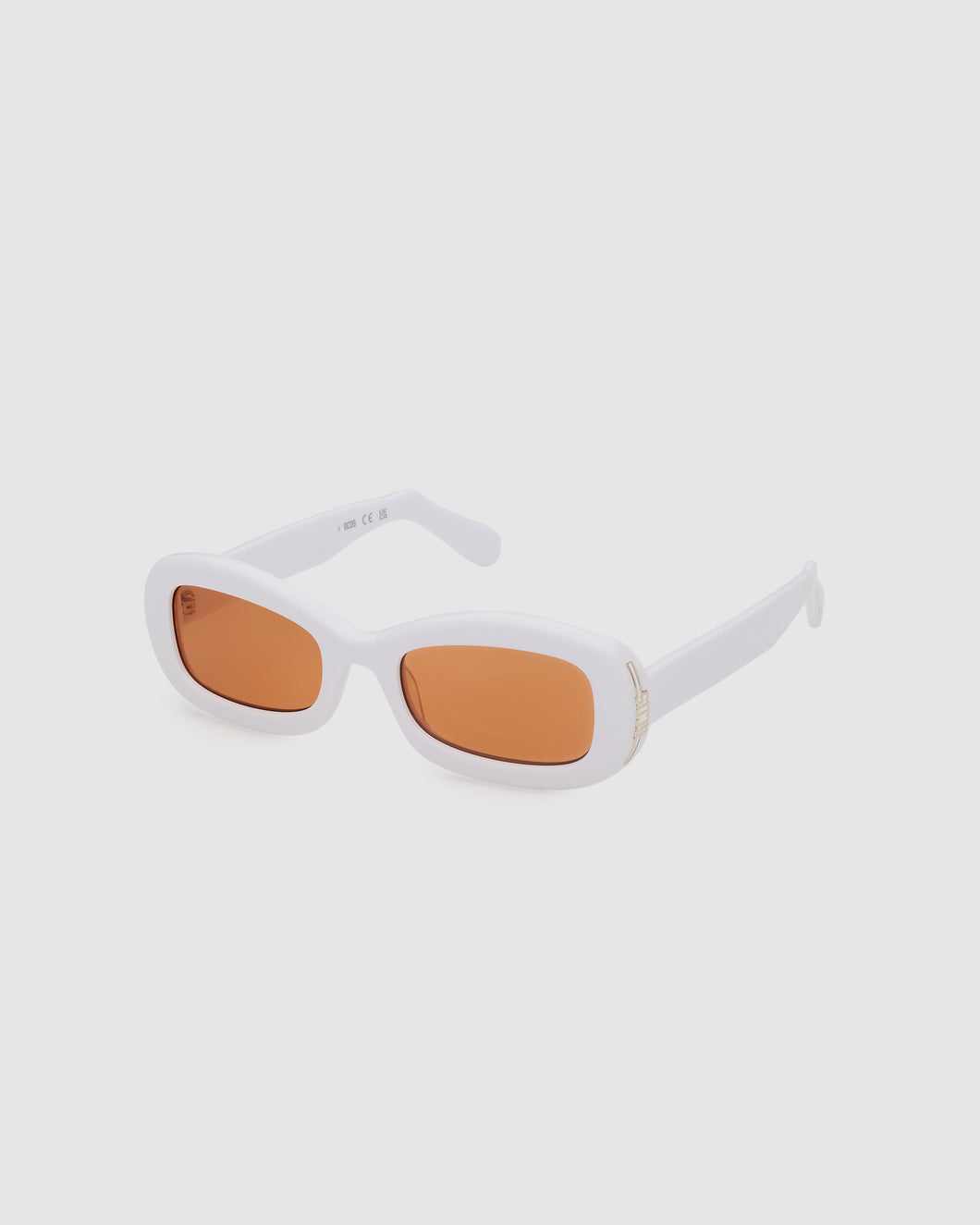 GD0027 Oval sunglasses : Unisex Sunglasses White  | GCDS