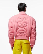 Load image into Gallery viewer, Patrick Hand Embroidered Cropped Bomber  : Men Outerwear Lilac | GCDS
