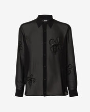 Load image into Gallery viewer, Oversized Spongebob Embroidered Shirt : Men Shirts Black | GCDS
