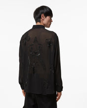 Load image into Gallery viewer, Oversized Spongebob Embroidered Shirt : Men Shirts Black | GCDS
