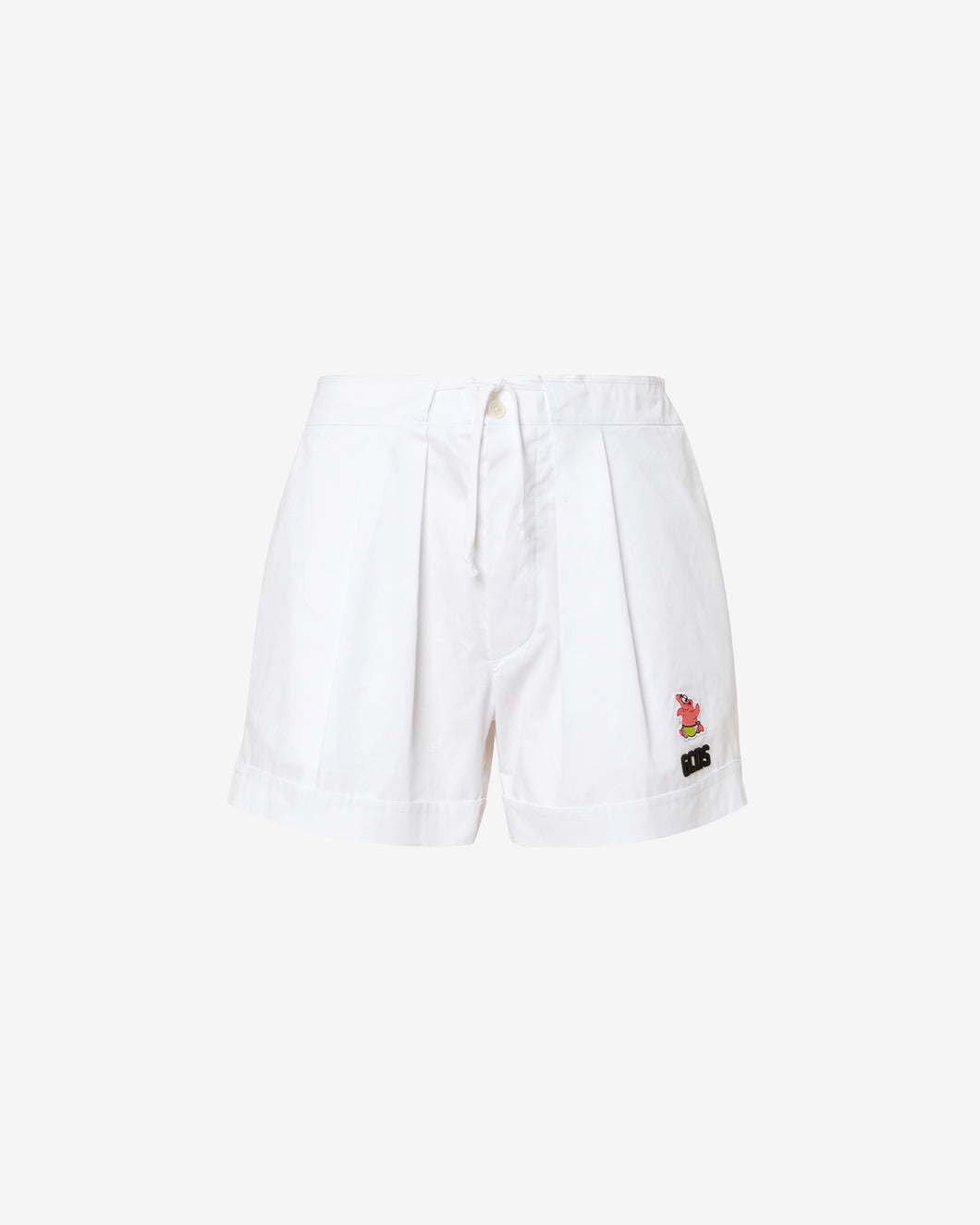 Patrick Basic Shorts : Men Trousers White | GCDS