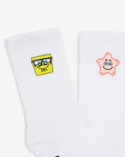 Load image into Gallery viewer, Spongebob Embroidered Socks  : Unisex Socks White | GCDS
