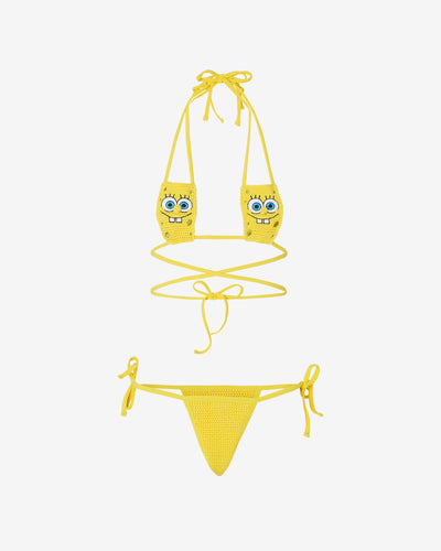 Spongebob Bikini : Women Swimwear Yellow | GCDS