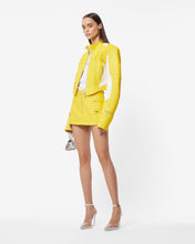 Load image into Gallery viewer, Spongebob Leather Mini Skirt : Women Skirts Yellow | GCDS
