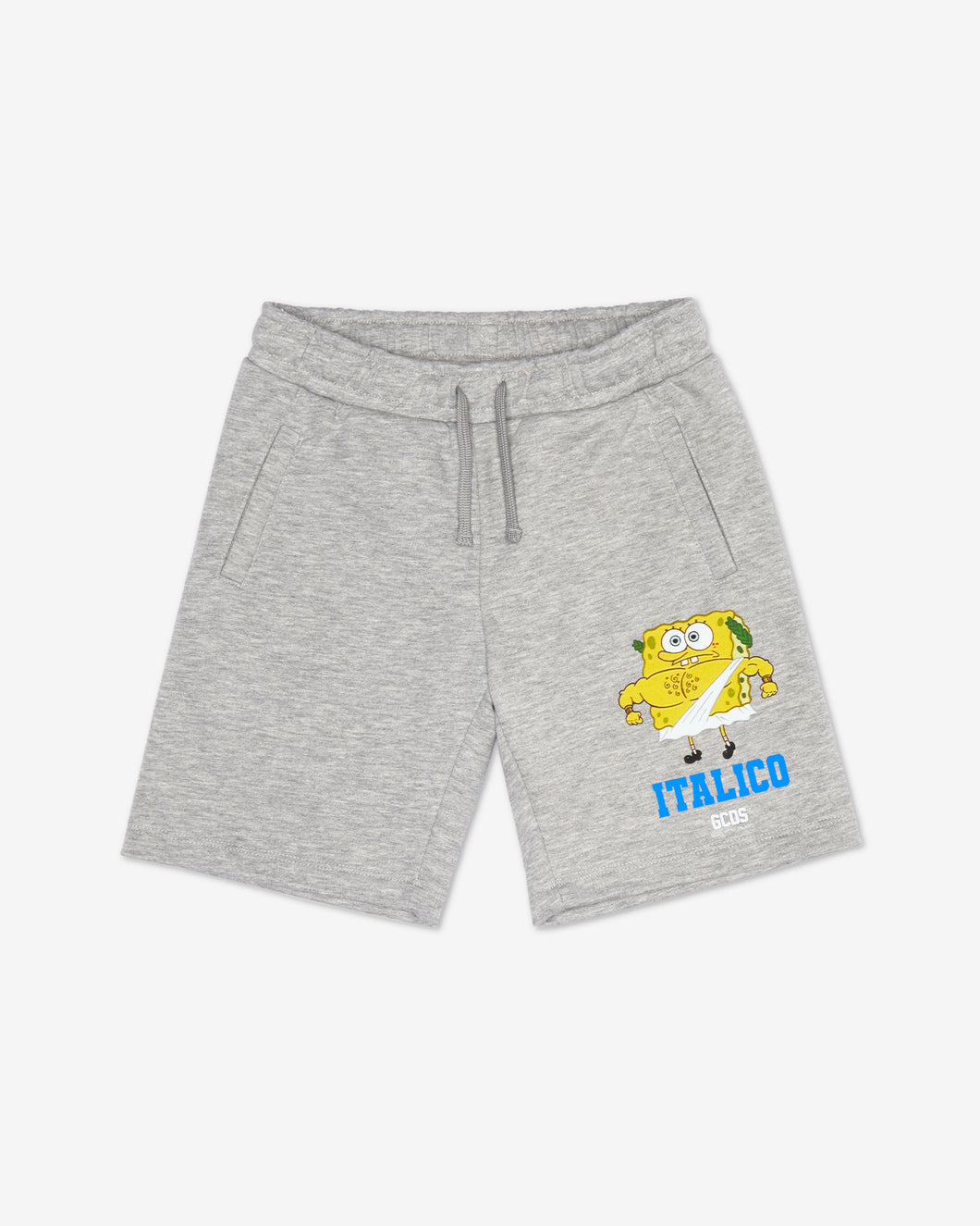 Junior Spongebob Italico Bermuda: Boy Trousers & Shorts Grey | GCDS